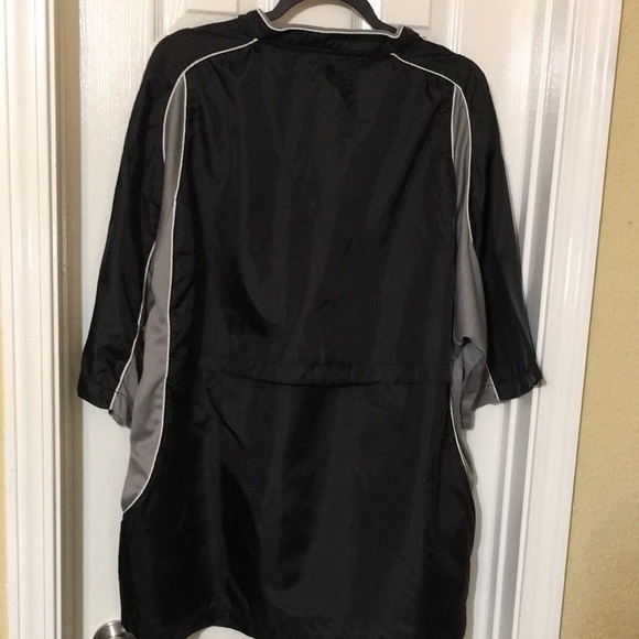 XXL black and gray Mizuna shorts sleeves wind breaker pullover - Picture 2 of 5